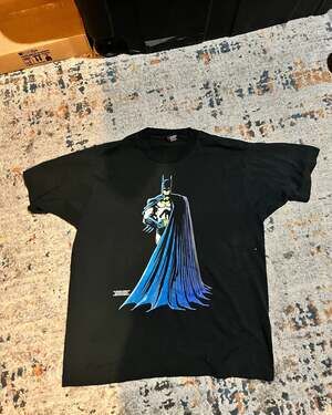 Vintage 1988 Batman The Caped Crusader T-Shirt DC Comics Screen Stars Tag XL